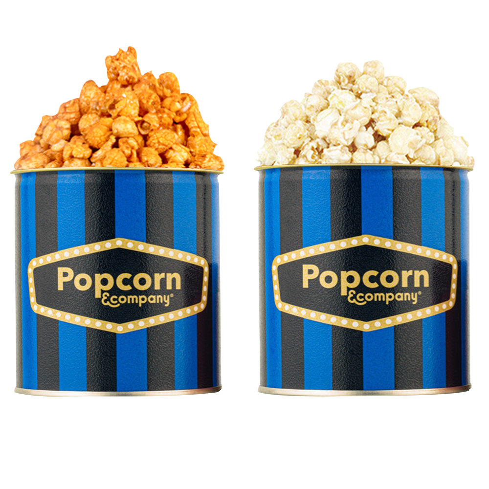 Popcorn & Company Festive Gift Combo- 210 Gm(Hazelnut Popcorn -130 Gm & Tomato Burst Popcorn -80 Gm)