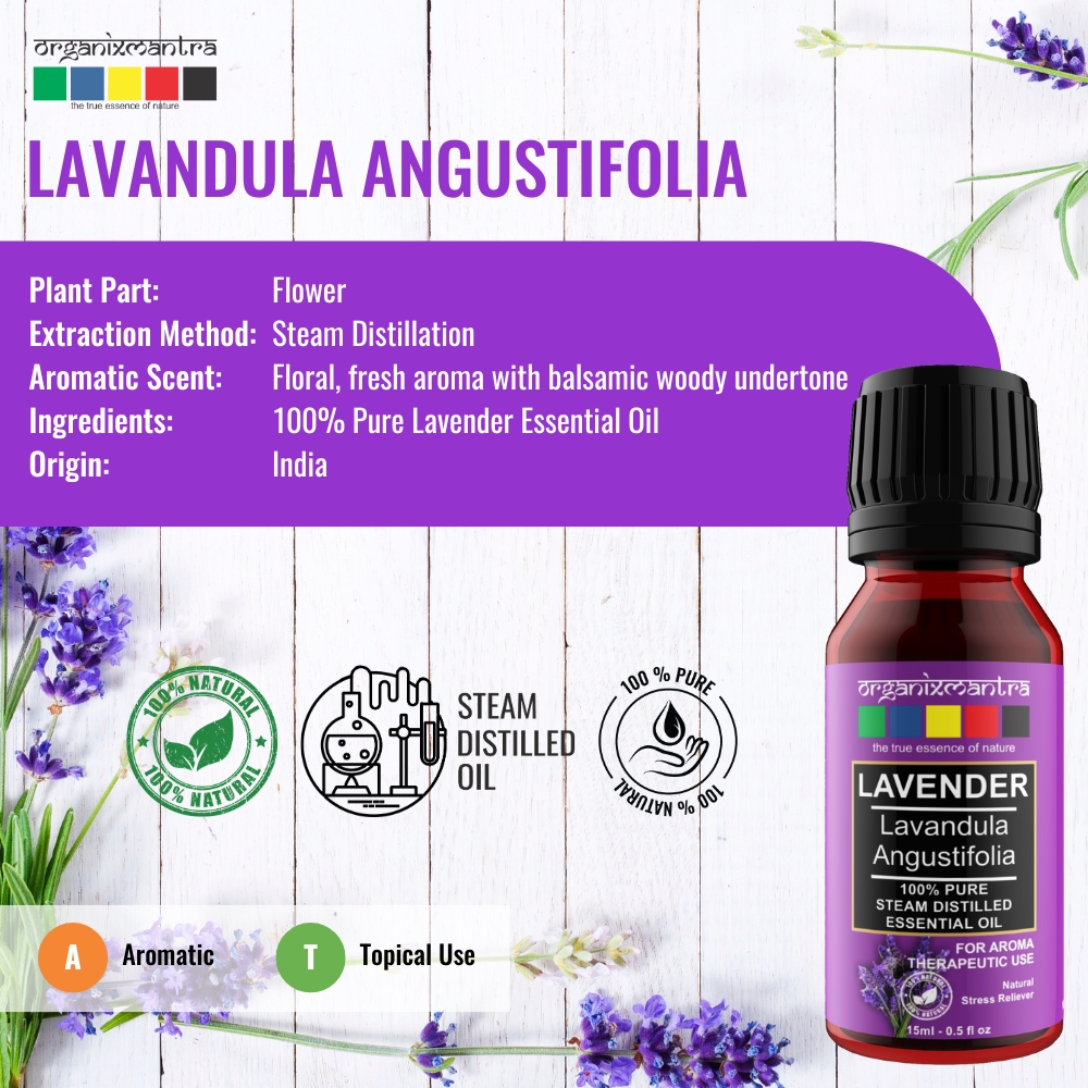 Organix Mantra Essential 5, Ultimate Aromatherapy Essential Oil Set, 15ML x 5