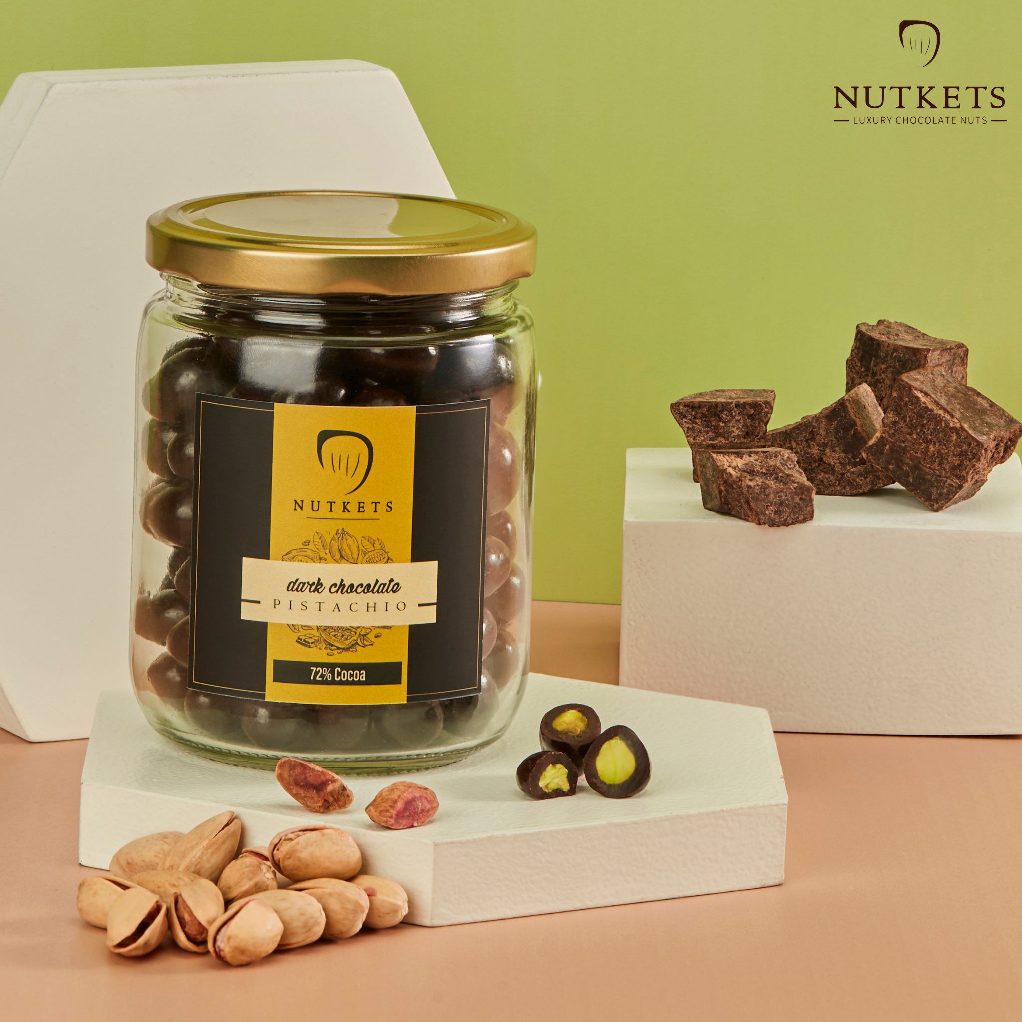 Gourmet DARK Chocolate Pistachio