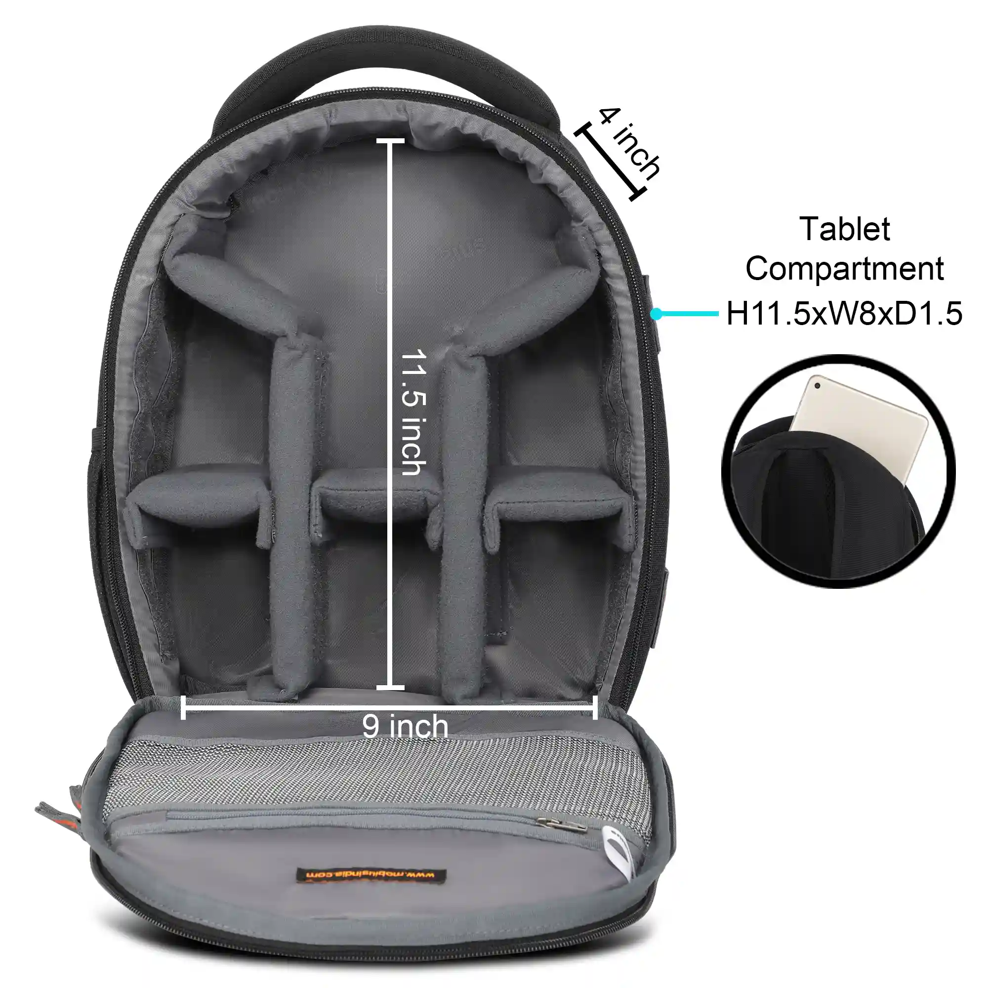 Mobius Trendsetter Mark2 100% Waterproof DSLR Backpack Camera Bag