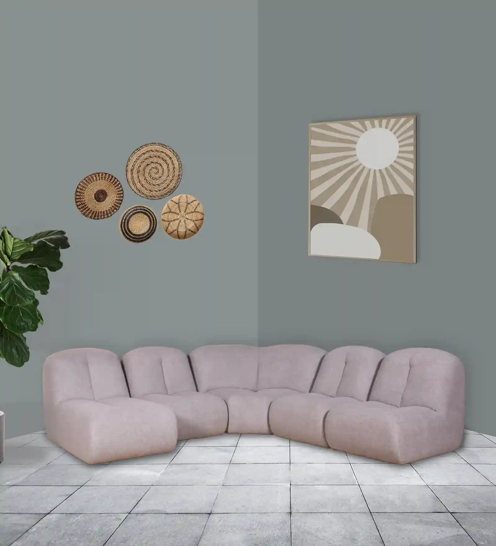 Claudio Sectional - 5 Seater