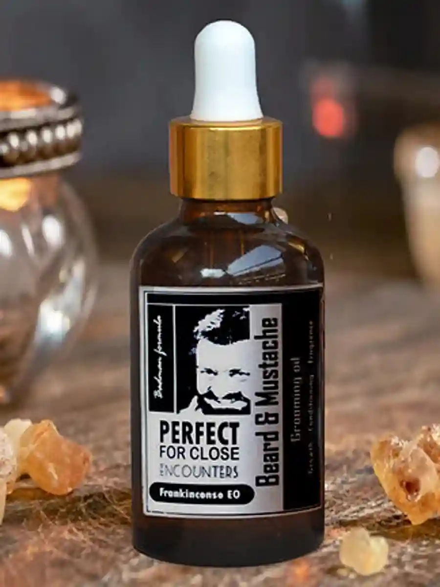 Beard & Mustache Oil Bergamot, Patchouli and Frankincense accents