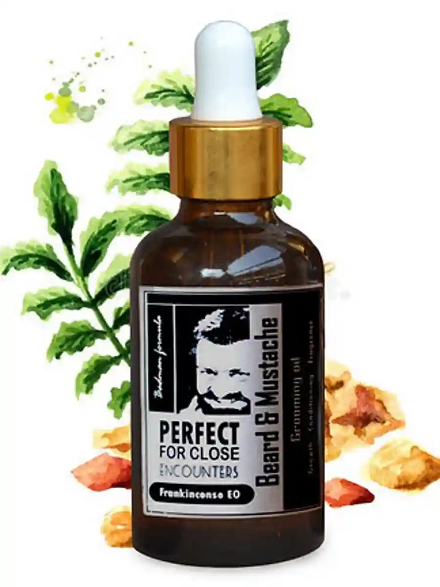 Beard & Mustache Oil Bergamot, Patchouli and Frankincense accents
