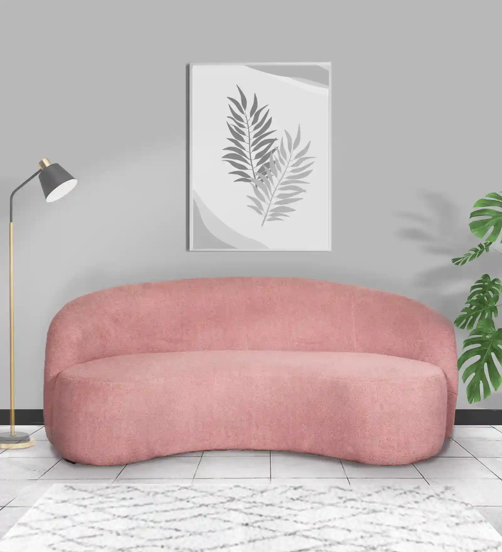 Teddy Fabric 3 Seater sofa
