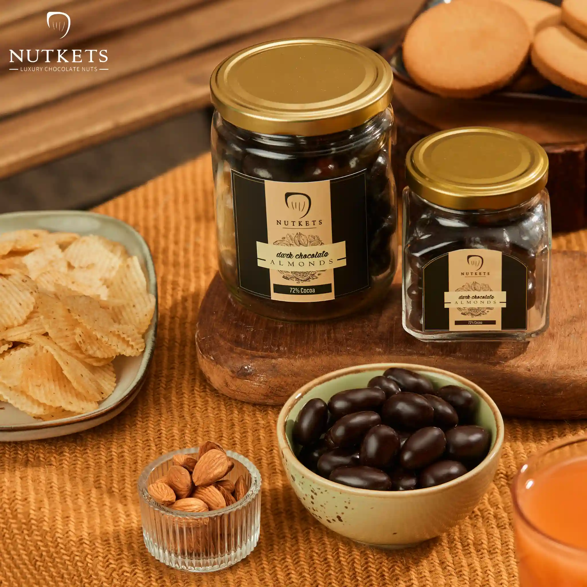 Gourmet DARK Chocolate Almonds