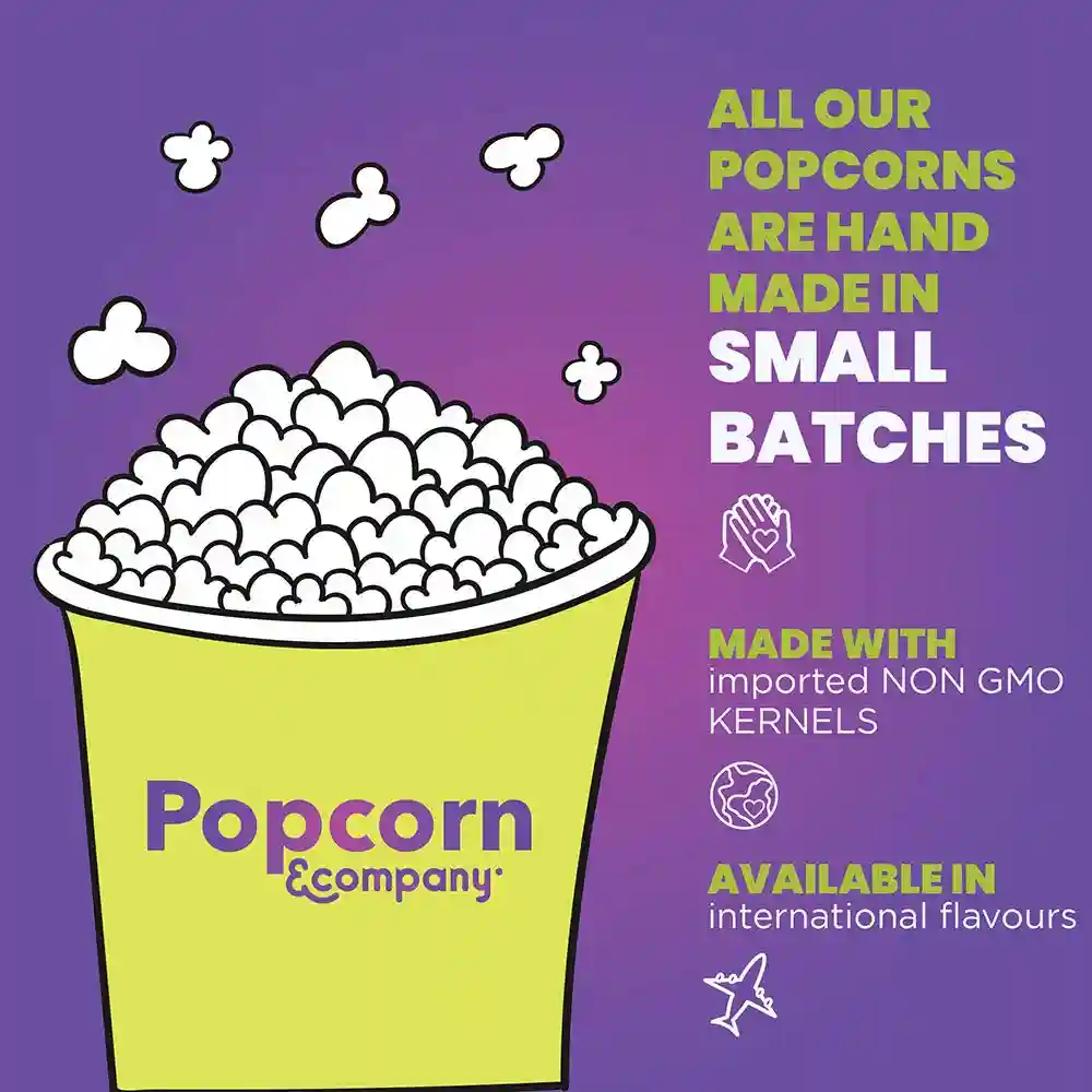 Popcorn & Company Hazelnut Popcorn- 600 Gm (Party Pack)