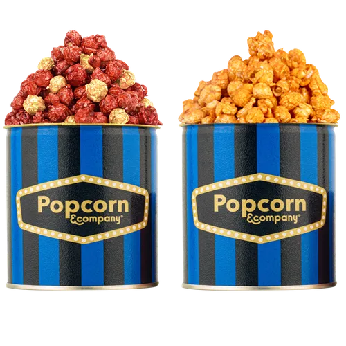 Popcorn & Company Festive Gift Combo- 190 Gm(Red Velvet & Tomato Burst Popcorn)