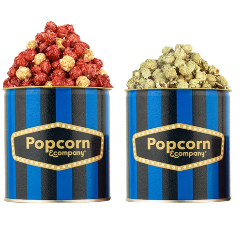 Popcorn & Company Festive Gift Combo- 190 Gm(Red Velvet & Lemon Pepper Popcorn)