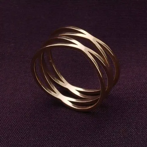 Twist Cross Ring