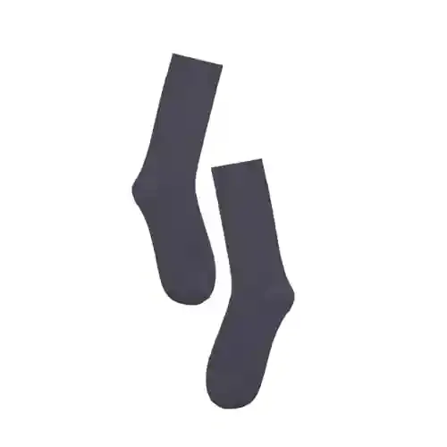 Hexafun Unisex Crew Length Socks - 100% Organic Pure Soft Cotton | Designer & Trendy Socks | Suitable for Daily Use | Airy Comfort | Free Size | Soft On Skin | Pack of 1 | Midnight Mischief