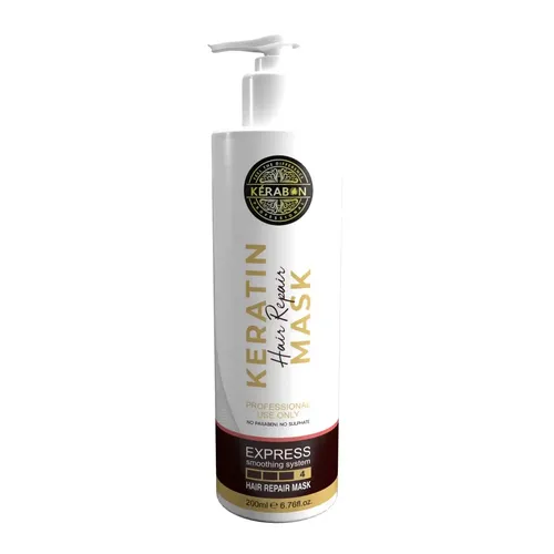 KERABON PROFESSIONAL KERATIN HAIR REPAIR MASK | Strengthen Roots, Deep Conditioning & Improve Hair Texture | Repairs & Renews inner Strength| Paraben & Sulphate Free (200 Ml)