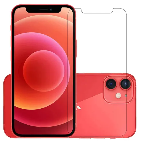 FIRST MART Tempered Glass for iPhone 12 Mini - Edge to Edge Full Screen Coverage with Easy Installation Kit (Transparent)