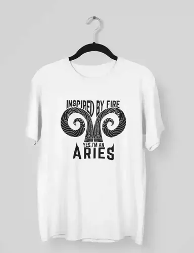 Aries - Inspired by Fire - Unisex Oversized T-Shirt