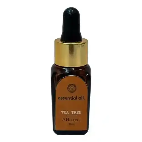 Ahroomi Tea Tree Pure Essential Oil | Carrier Oil for Hair Care | Acne Treatment | Insect Repellent & Antiseptic (10ml)