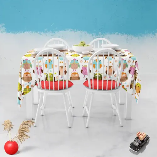 ArtzFolio Pretty Birds | Table Cloth Cover for Dining & Center Table