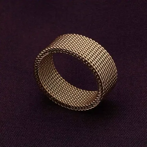 Gilded Chain Ring