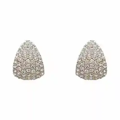 Diamond Bali Style Stud Earring