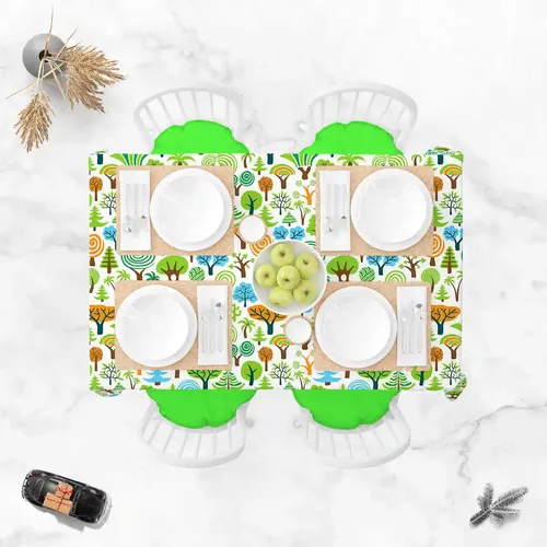 ArtzFolio Tree Collection | Table Cloth Cover for Dining & Center Table