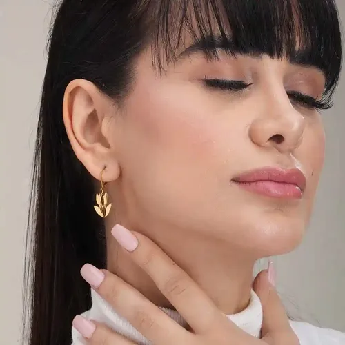 Palmonas 18K Gold Plated Golden Tulip Earrings For Womens Waterproof & Anti-Tarnish