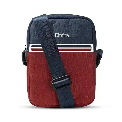 Elmira Sling Bag For Men - Stylish Crossbody Passport Messenger With Water-Resistant Design, Shockproof Pocket - Ideal For Travel, Office, Business - Adjustable Strap
