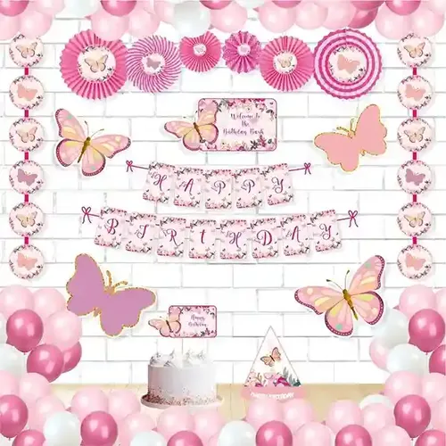 Untumble Butterfly Theme Paper Fan Kit