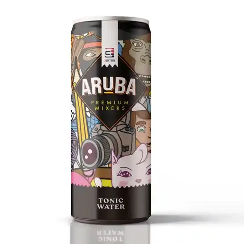 ARUBA Premium Mixers - Tonic Water ( Pack of 12 Cans)