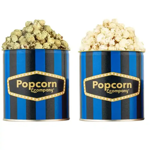 Popcorn & Company Festive Gift Combo- 210 Gm(Hazelnut Popcorn -130 Gm & Lemon Pepper Popcorn -80 Gm)