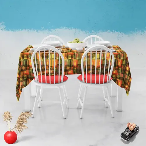 ArtzFolio Thoughtful Design D1 | Table Cloth Cover for Dining & Center Table