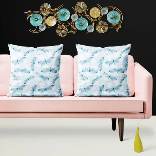 ArtzFolio Butterflies D2 | Decorative Cushion Cover for Bedroom & Living Room