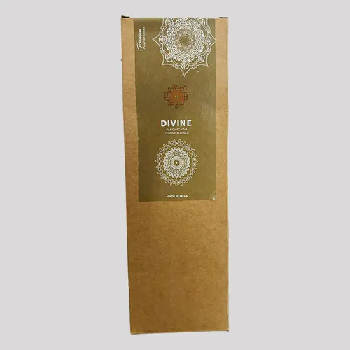 Bee Happy Incense stick Panchgavya Temple flower – Divine ( 60 sticks )
