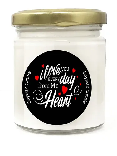 Pratha Naturals Scented Candle (Smile)