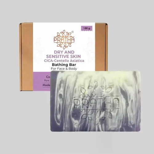 Pratha Dry And Sensitive Skin CICA-Centella Asiatica- Cold Process Handmade Bathing Bar