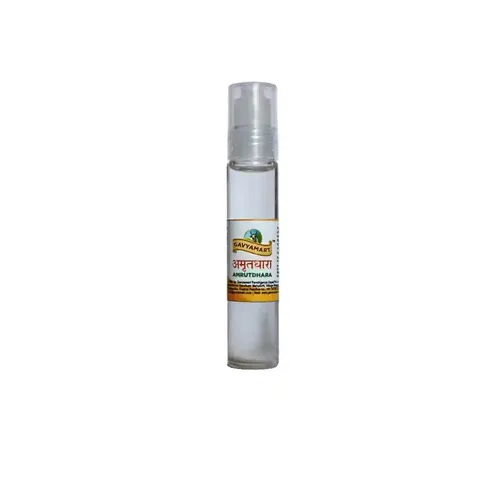 Gavyamart Ayurvedic Amritdhara - All Health Problems Pocket Doctor - 9 ML (Pack of 1) - Helps in Headaches, Stomach Issues, Oral Hygiene & More