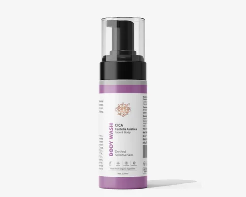Pratha CICA- Dry & Sensitive Skin – Foaming Body wash – Face & Body