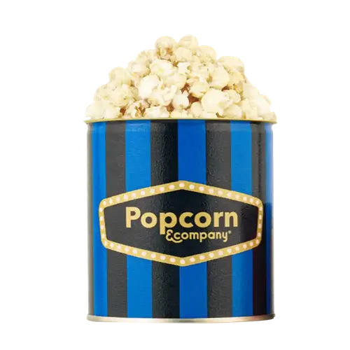 Popcorn & Company Butter Vanilla Sweet Popcorn -130 Gm (Regular Tin)