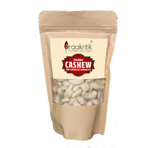 Praakritik Organic Whole Cashew W240 200 G