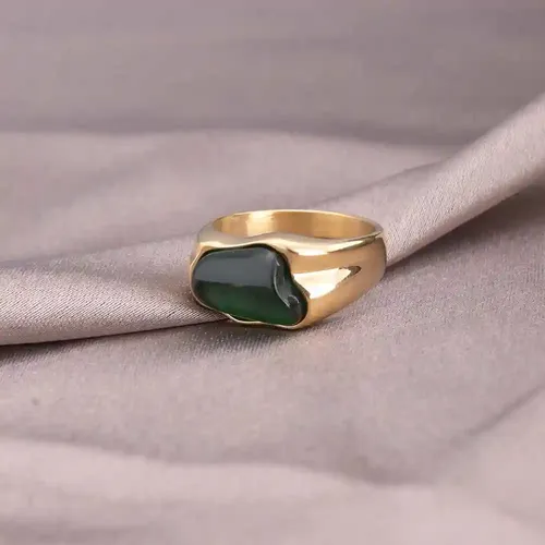 Greenstone Enigma Ring