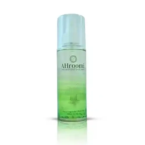 Ahroomi Mystique Basil I Essential Oil Based Room Air Freshener - 200ml | Eliminated bad odor I Long Lasting Fragrance for Home, Office Cabin's, Wardrobes,Drawers, Travel Bag & Bathroom