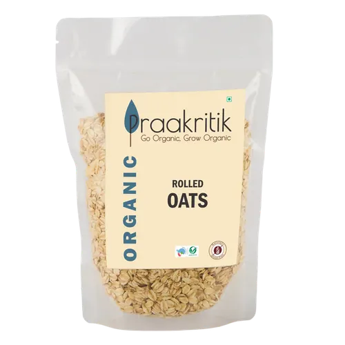Praakritik Organic Rolled Oats 500 G