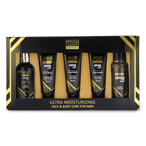 Bryan & Candy Complete Face & Body Care Kit | Gift Set For Men | 100% Vegan | Skin-Friendly pH 5.5 for All Skin Types, SLS & Paraben Free