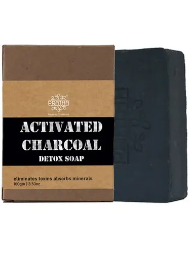 Pratha Activated Charcoal Detox | Cold Process Handmade Soap