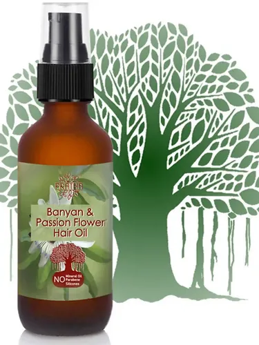Pratha Banyan & Passion Flower Hair Oil | Long, Strong and Shiny Hairs