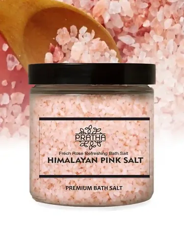 Pratha Himalayan Pink Salt | French Rose Refreshing bath salt