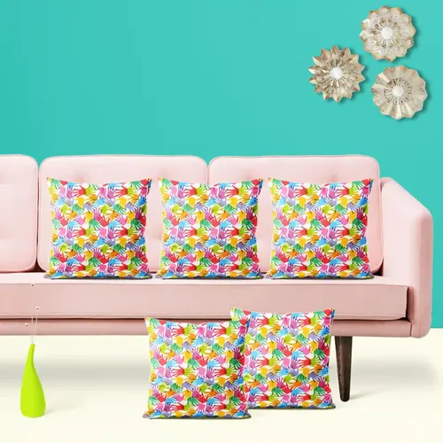 ArtzFolio Handprint | Decorative Cushion Cover for Bedroom & Living Room