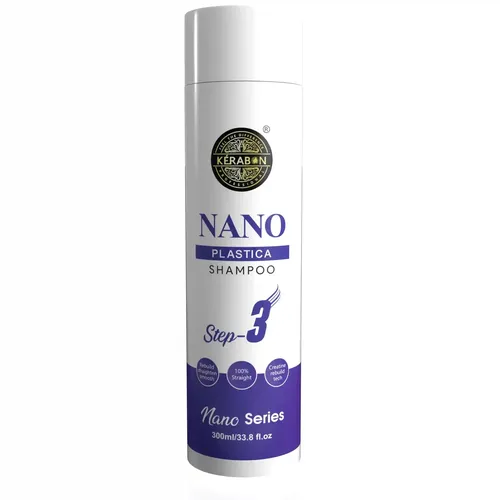 KERABON PROFESSIONAL NANO PLASTICA HAIR REPAIR SHAMPOO | Intensively Nourishes the Hair | Straighter, Shinier Hair - Nourishes Dry Hair & Controls Frizz (300 Ml)