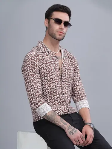 Brown Nome Rayon Shirt