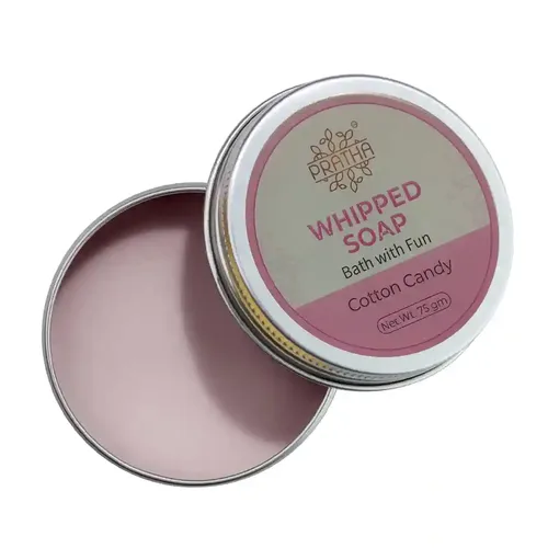 Pratha Whipped soap - Bath with Fun |Cotton candy
