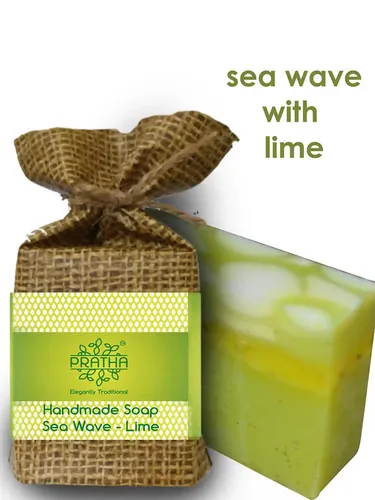 Pratha Sea Waves with Lime | Cold Process Handmade Soap