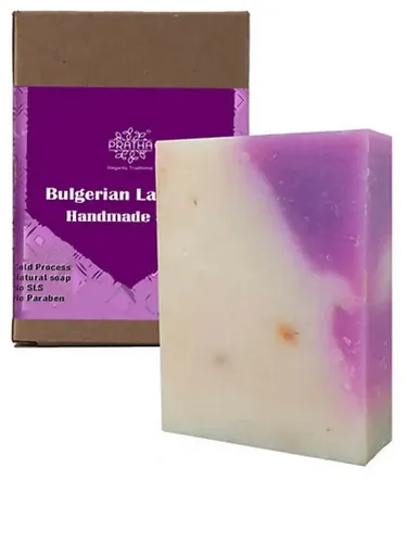 Pratha Bulgarian Lavender | Cold Process Handmade Soap 