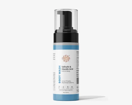 Pratha Salicylic & Glycolic Acid - Foaming Body wash - Face & Body